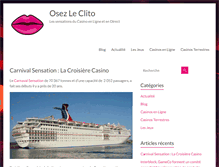 Tablet Screenshot of osezleclito.fr